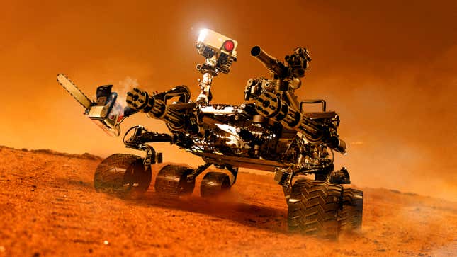 Image for article titled NASA Launches Vengeance Rover To Pay Back Mars For Killing Opportunity Back In 2018