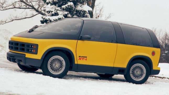 Image for article titled I Want To Press Every Single Button In The 1987 Chevy Blazer XT-1 Concept