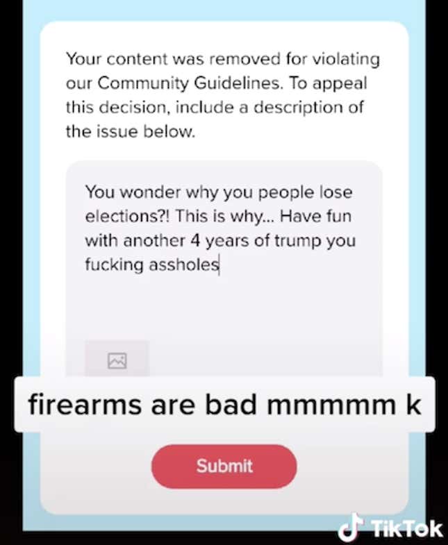Image for article titled TikTok Is Full of Guns