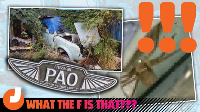 I Found The Remnants Of A Rare Nissan Pao In Hong Kong But Removing Parts Was A Nightmare