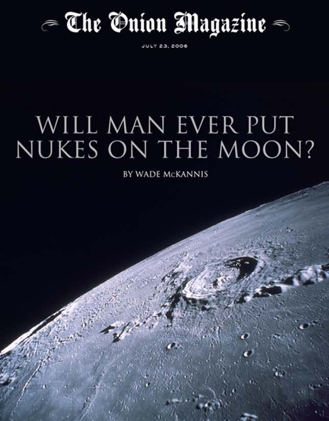 Image for article titled Will Man Ever Put Nukes On The Moon?