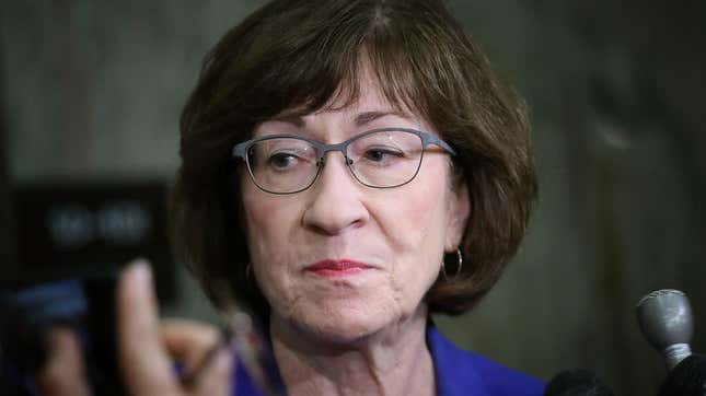 Image for article titled Susan Collins Is Awfully Sad No One Wants to Vote for Her