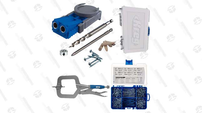 Kreg R3 Master System With SK04 Pocket Hole Screw Starter Kit | $63 | Amazon