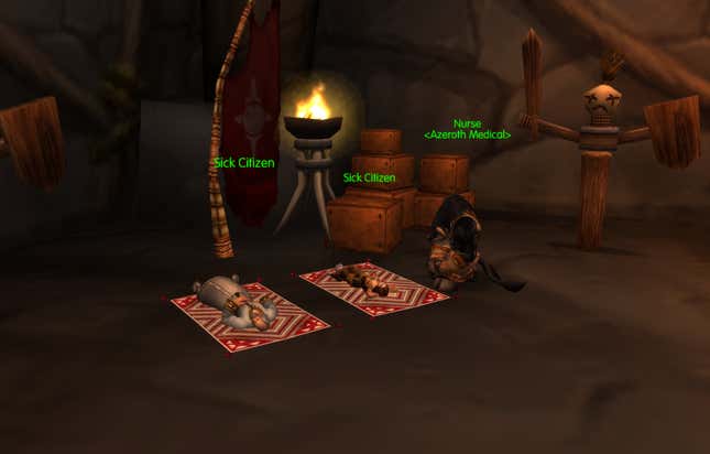 Image for article titled World Of Warcraft Fan Server Unleashes Days-Long Virtual Plague To Teach Covid-19 Prevention