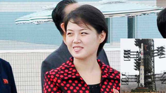Image for article titled Kim Jong-Un&#39;s Wife Escapes North Korea In Long-Range Missile