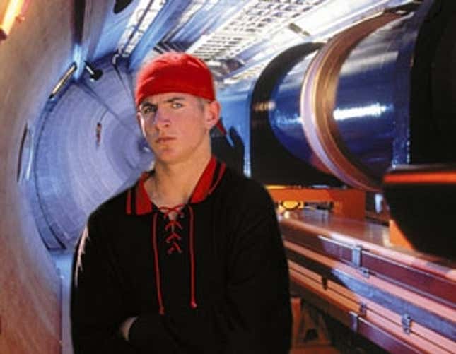 Steve Geremek, shortly after his return from the "totally stupid and lame" year 2202.