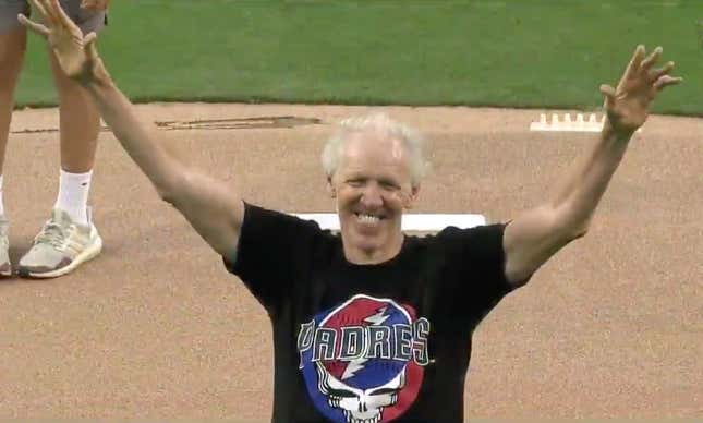 Image for article titled Bill Walton Has The Time Of His Life At The Padres Game