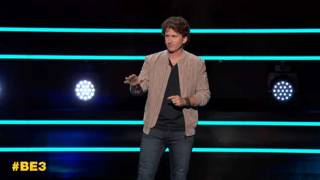 Picture: Todd Howard, who may or may not have been into all the yelling