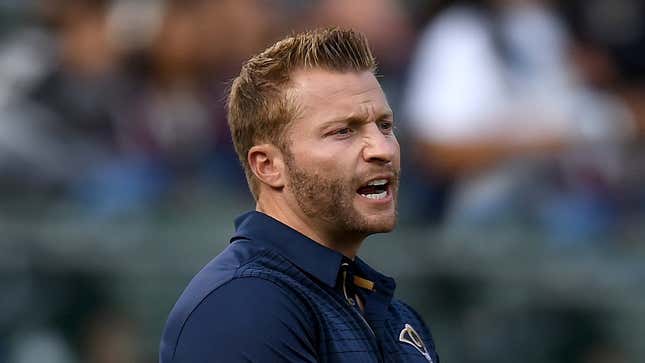 Image for article titled Sean McVay Begs Mother To Let Him Stay Up To Coach Rest Of Super Bowl