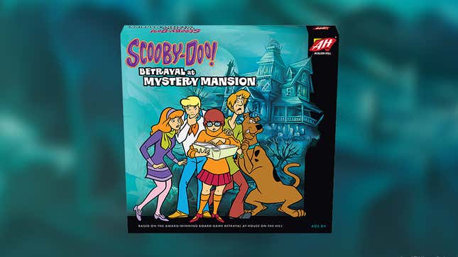 A look at the box cover art for Betrayal at Mystery Mansion.