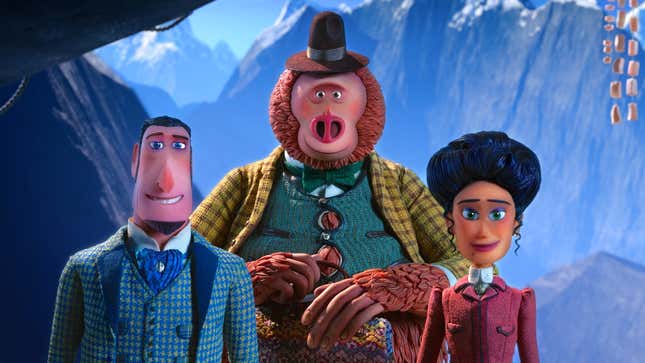 Image for article titled Laika thinks bigger and smaller with the charming stop-animation adventure Missing Link