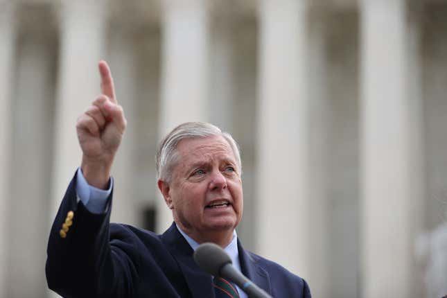 Image for article titled If Lindsey Graham Claims That Systematic Racism Doesn’t Exist, Does It Make a Sound?
