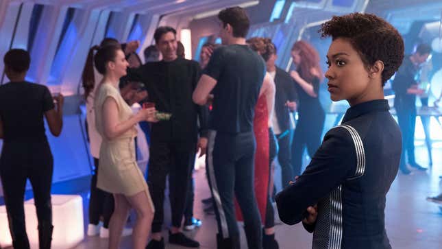 It might seem like just another Star Trek crew bash, but this one’s got a twist.
