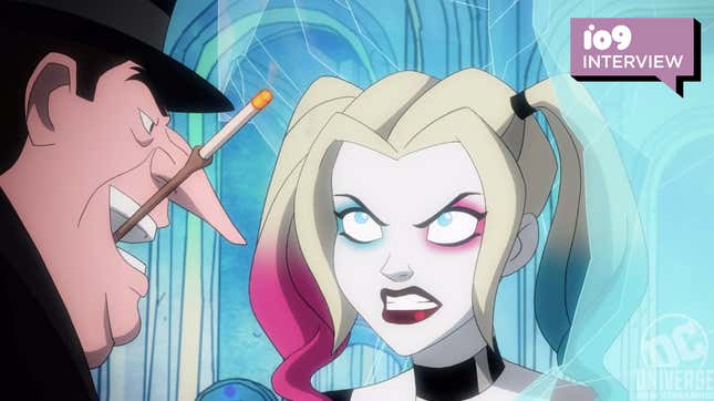 Harley Quinn planning to beat the crap out of the Penguin, a noted dick.