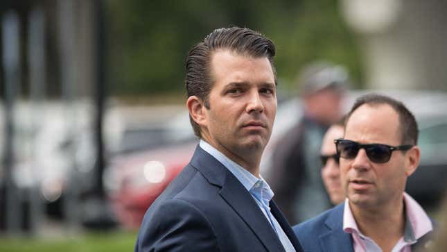 Image for article titled Donald Trump Jr. Would Like His Family to Be the Only Ones Accused of Doing Crimes, Thank You