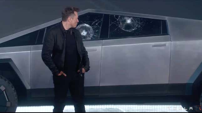 Image for article titled The Tesla Cybertruck Is A Brutal, Angular Beast With Unbelievable Specs