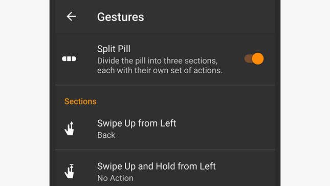 The Navigation Gestures app.
