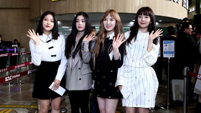 L to R: Yeri, Irene, Wendy and Seulgi (2018)