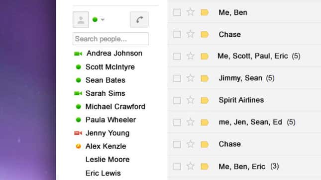 Image for article titled GChat Status Disastrously Left On Visible During Peak Andrea Hours