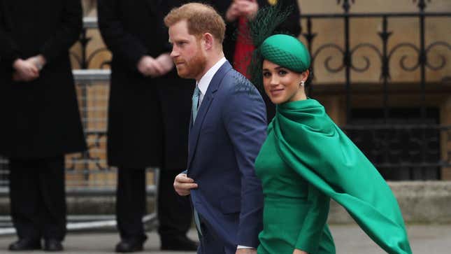 Image for article titled Sure Enough, Harry and Meghan Will &#39;Inspire Hope&#39; With a Big, Hulking Netflix Deal