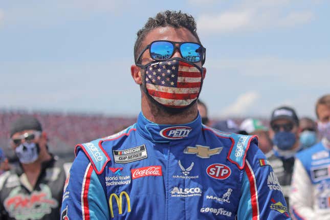 A racist racetrack owner in North Carolina tried to sell ‘Bubba Ropes’ just days after a noose was discovered in Black NASCAR driver Bubba Wallace’s garage stall at Talladega Superspeedway.