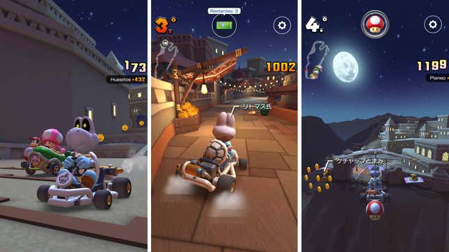 Imagen para el artículo titulado Nintendo arruinó Mario Kart Tour al hacerlo en vertical