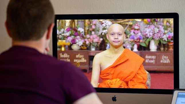 Image for article titled Man Feels Like He Gets Gist Of Enlightenment After First Few Minutes Of Hearing Zen Monk Talk
