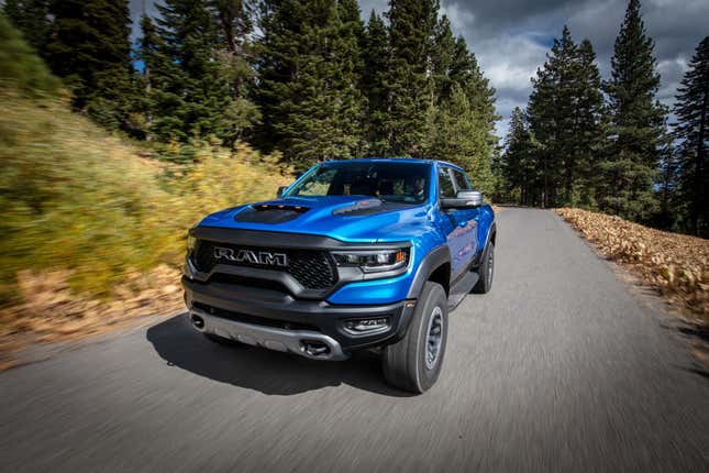 Image for article titled The 2021 Ram 1500 TRX Is Awesome Off-Road And Not So Great At Anything Else