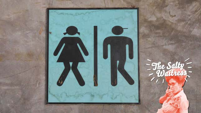 Image for article titled Ask The Salty Waitress: Can I use the other restroom?