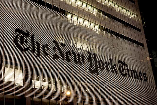 Image for article titled New York Times Reporter Resigns After Report on His Racist Remarks, But Now &#39;Woke&#39; Journalists Are Being Blamed