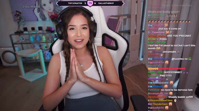 Image for article titled Pokimane’s New $5 Donation Cap Sends Ripples Through The Twitch Community
