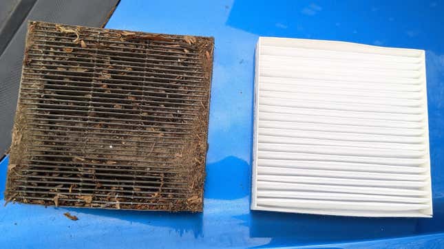 Image for article titled I Finally Changed The Cabin Air Filter In My Car And It Was Just The Filthiest Goddamn Thing