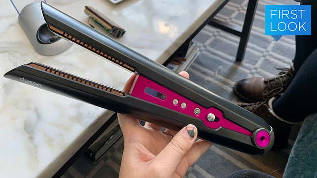The Dyson Corrale is a cordless flat iron that supposedly does 50 percent less heat damage to your hair than a traditional flat iron. 