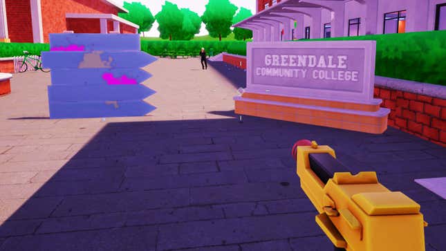 Image for article titled Community&#39;s Paintball Episodes Have Been Turned Into A Free Online Game