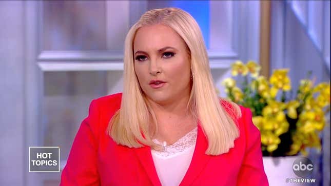 Image for article titled Meghan McCain Reportedly Feels Like a &#39;Caged Animal&#39; at The View