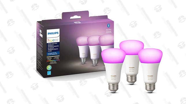 Philips Hue Lights (3-Pack) | $99 | Amazon