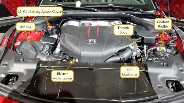 Image for article titled What We Found When We Crawled Under the 2020 Toyota Supra