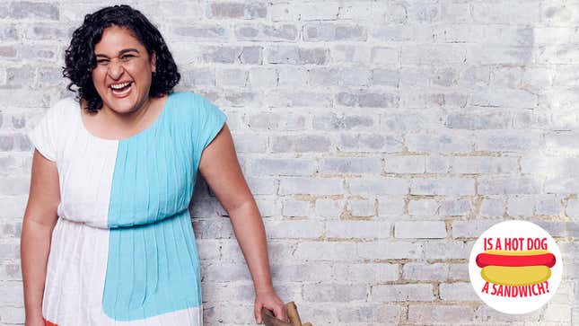 Image for article titled Hey Samin Nosrat, is a hot dog a sandwich?