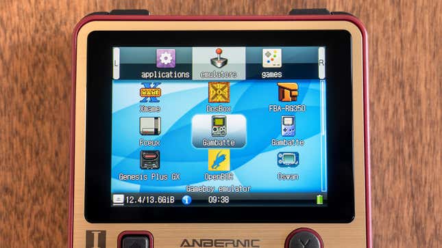 There’s no sugar-coating it: the RG280V’s software is ugly and often frustrating to use. But it’s functional, and the handheld delivers excellent performance for 16-bit games and older.