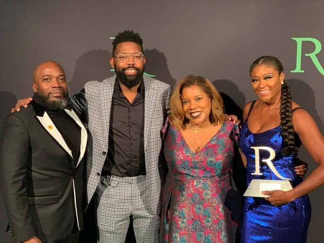 Me, Mike Harriot, Danielle Belton, and root 100 honoree Tanisha Ford—none of whom are white women from Kansas