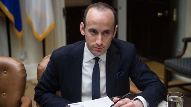 Image for article titled Finally, Some Answers About How Stephen Miller Became a Very Powerful Monster
