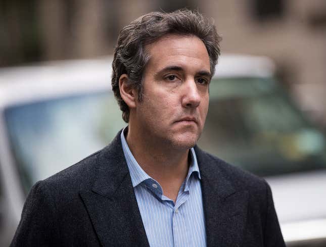 Image for article titled Michael Cohen Insists He Was Just In Wrong Place At Wrong Time For Last 20 Years