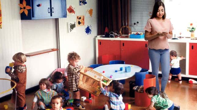 Image for article titled New Affordable Daycare Sort Of Keeps An Eye On Your Kids