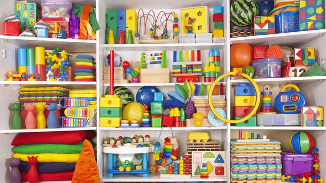 Image for article titled 7 Ways to Store an Overwhelming Amount of Toys