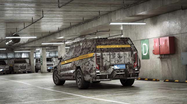 Image for article titled Someone Spotted A Pre-Release DARTZ Truck And What That Banner Says Is Pretty Hilarious