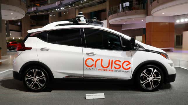 Image for article titled GM&#39;s Cruise Self-Driving Prototypes Are Riddled With Technical Glitches, Safety Concerns: Report