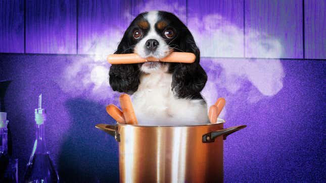 Image for article titled Let&#39;s settle the debate: Is hot dog water broth or stock?
