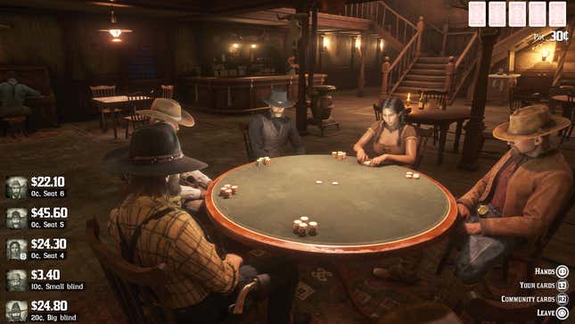 Image for article titled Latest Red Dead Online Update Adds Poker, Ponchos And More