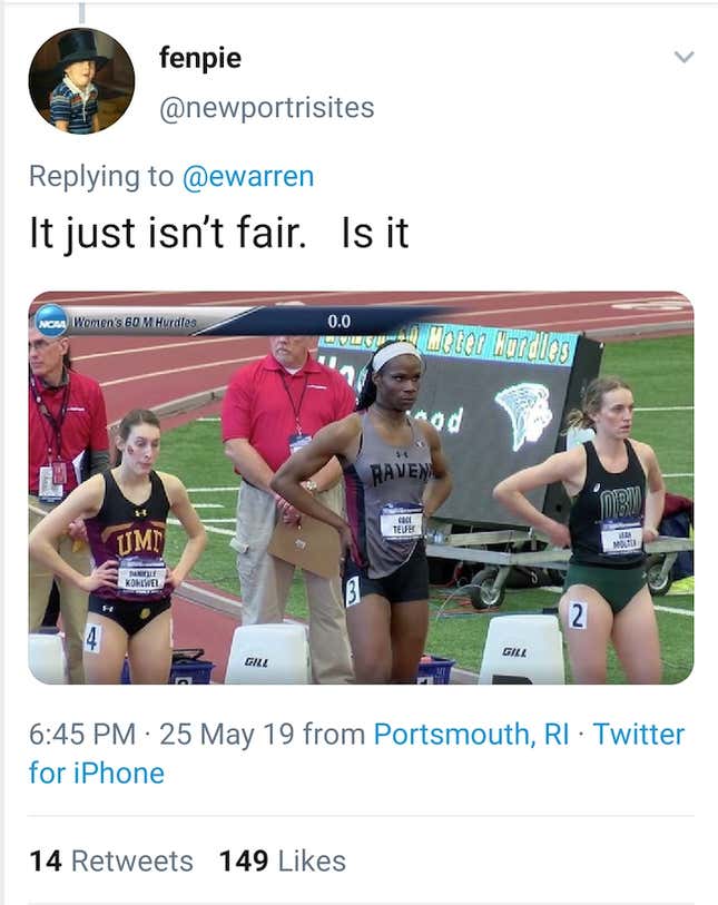 Image for article titled CeCe Telfer's National Title Emphasizes The Catch-22 Of Being A Trans Athlete