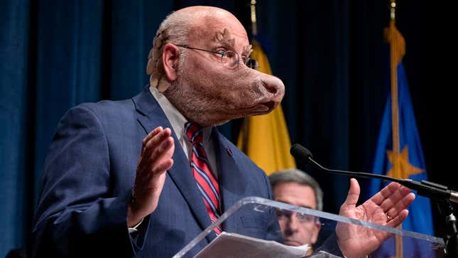 Image for article titled ‘We Have Coronavirus Under Control,’ Announces CDC Director As Nose Slowly Transforms Into Pangolin Snout